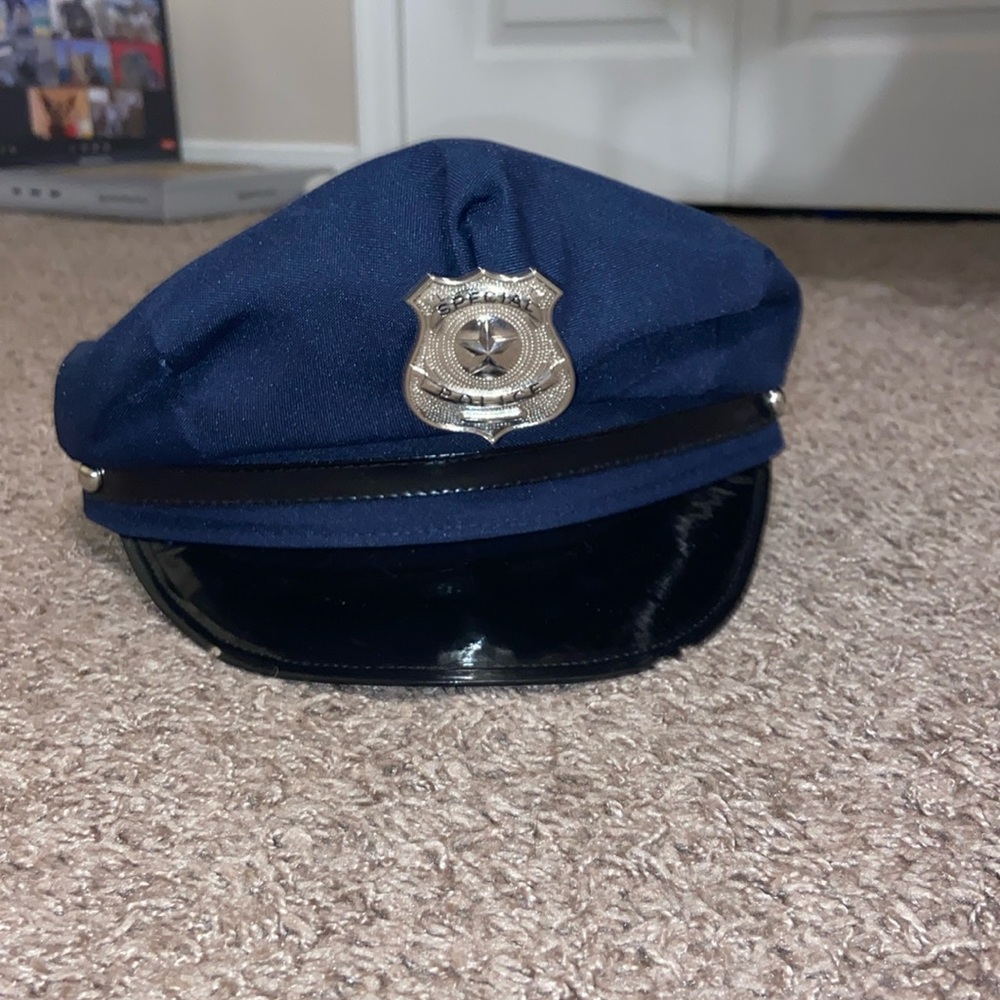 Police costume hat